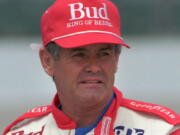 Race car driver Al Unser is seen in 1993. Unser, one of only four drivers to win the Indianapolis 500 a record four times, died Thursday, Dec. 9, 2021, following years of health issues. He was 82.