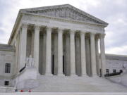 FILE - The Supreme Court is seen on the first day of the new term, in Washington, Oct. 4, 2021. (AP Photo/J.