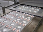 FILE - This undated image provided by Pfizer in November 2021 shows the company's COVID-19 pills. On Tuesday, Dec. 14, 2021, Pfizer said that its experimental COVID-19 pill is effective against the omicron variant and maintained its promising early performance against the virus in final testing.