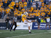 Bryce Leighton, a freshman from Camas, has punted in all 14 games this season for Montana State, which will play in the FCS national championship game on Saturday against North Dakota State.