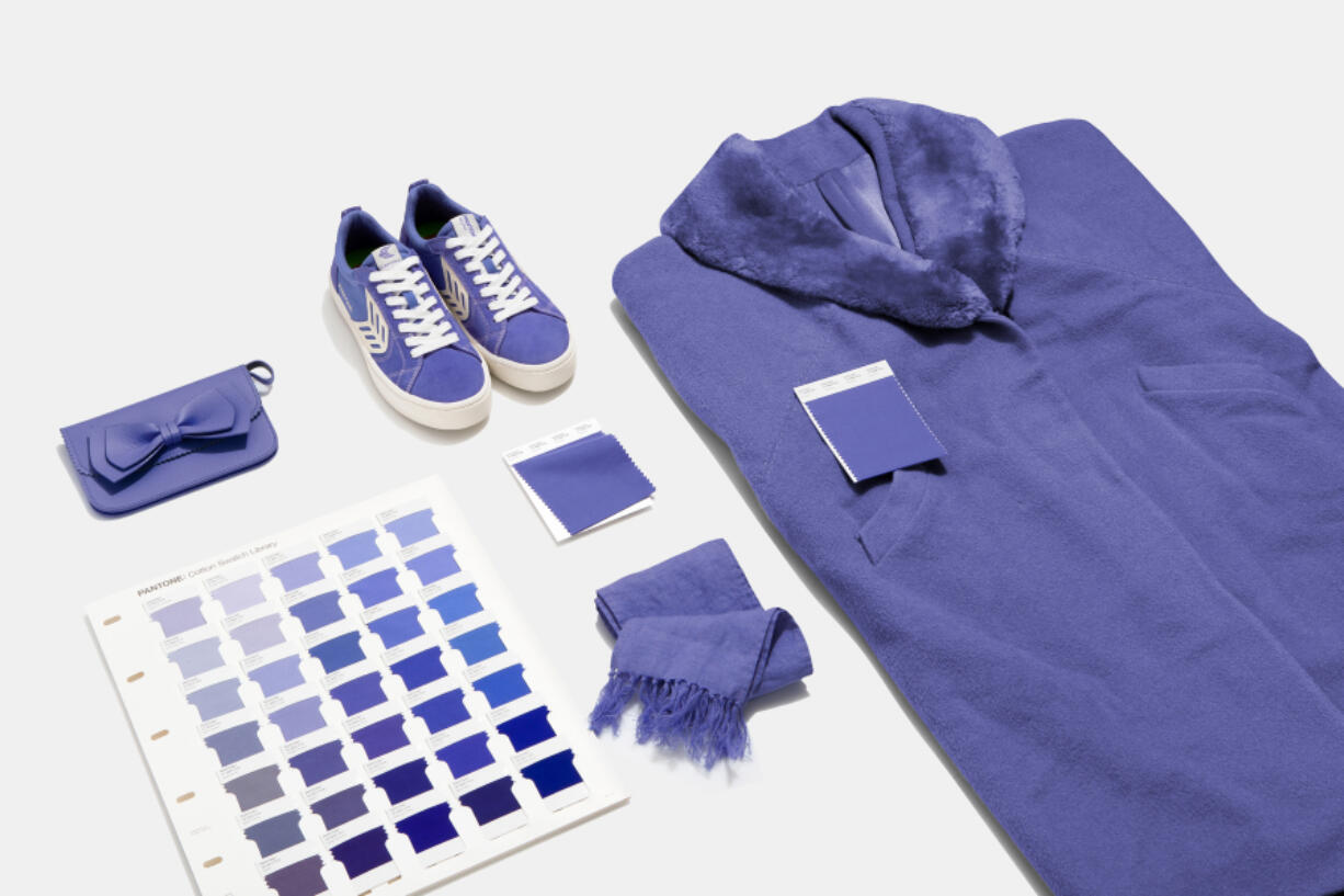 Very Peri (17-3938) is a periwinkle shade that's easy on the eyes, but represents courage and inventiveness, according to Pantone.