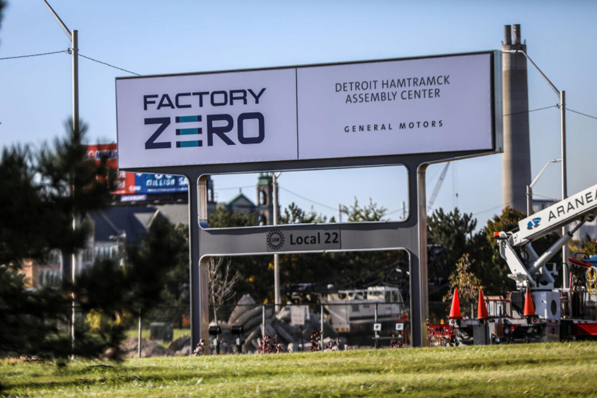 Detroit-Hamtramck Assembly will now be Factory ZERO, serving as the "launchpad" for GM's multi-brand EV strategy, GM announced the new name on Oct. 16, 2020, at an unveiling at the plant in Detroit. (Kimberly P.