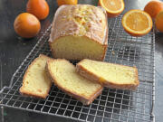 Buttermilk pound cake with hints of lemon and orange is the perfect way to celebrate citrus season.