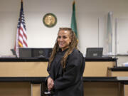 Judge Camara Banfield was appointed in January 2021 to the Clark County Superior Court bench -- a first for a woman of color in Clark County.