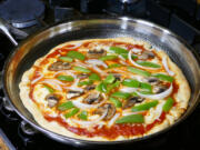 Skillet pizza.