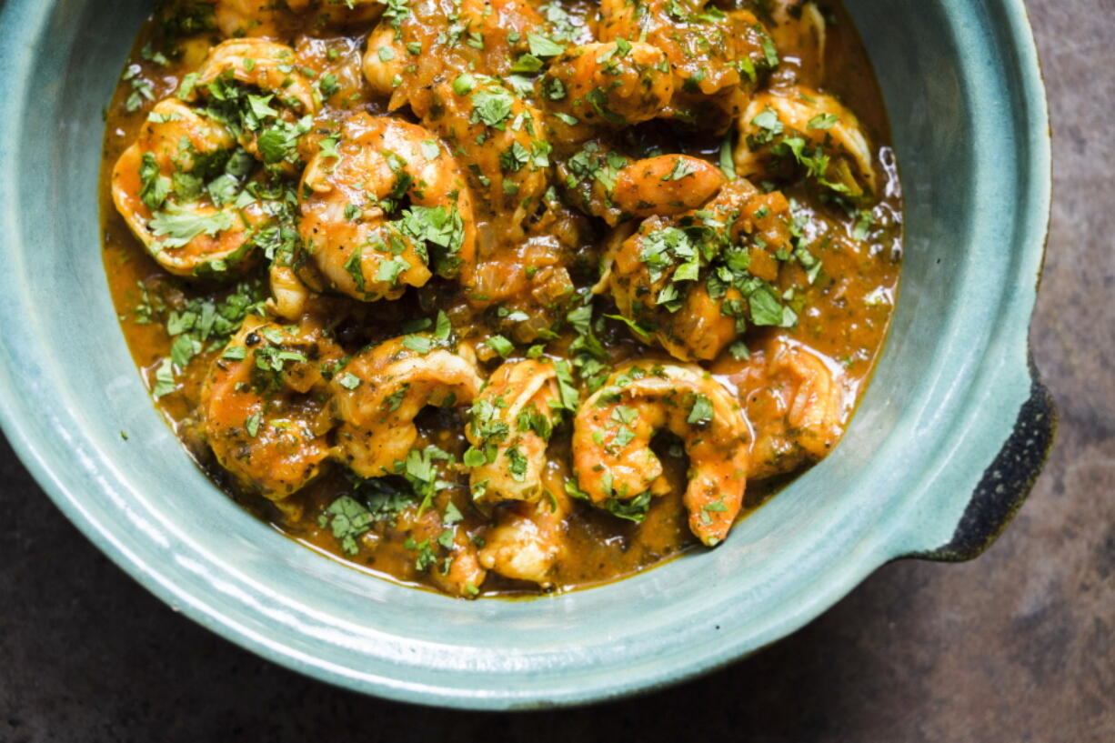 Shrimp With Tamarind and Cilantro.