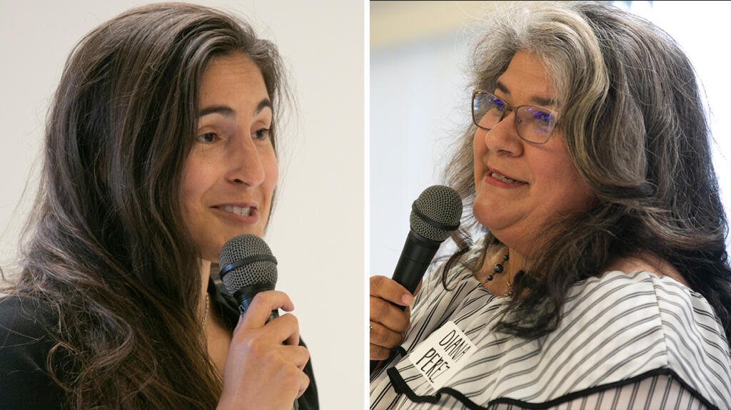 Kim Harless and Diana Perez were sworn into the Vancouver City Council on Monday night.