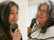 Kim Harless and Diana Perez were sworn into the Vancouver City Council on Monday night.