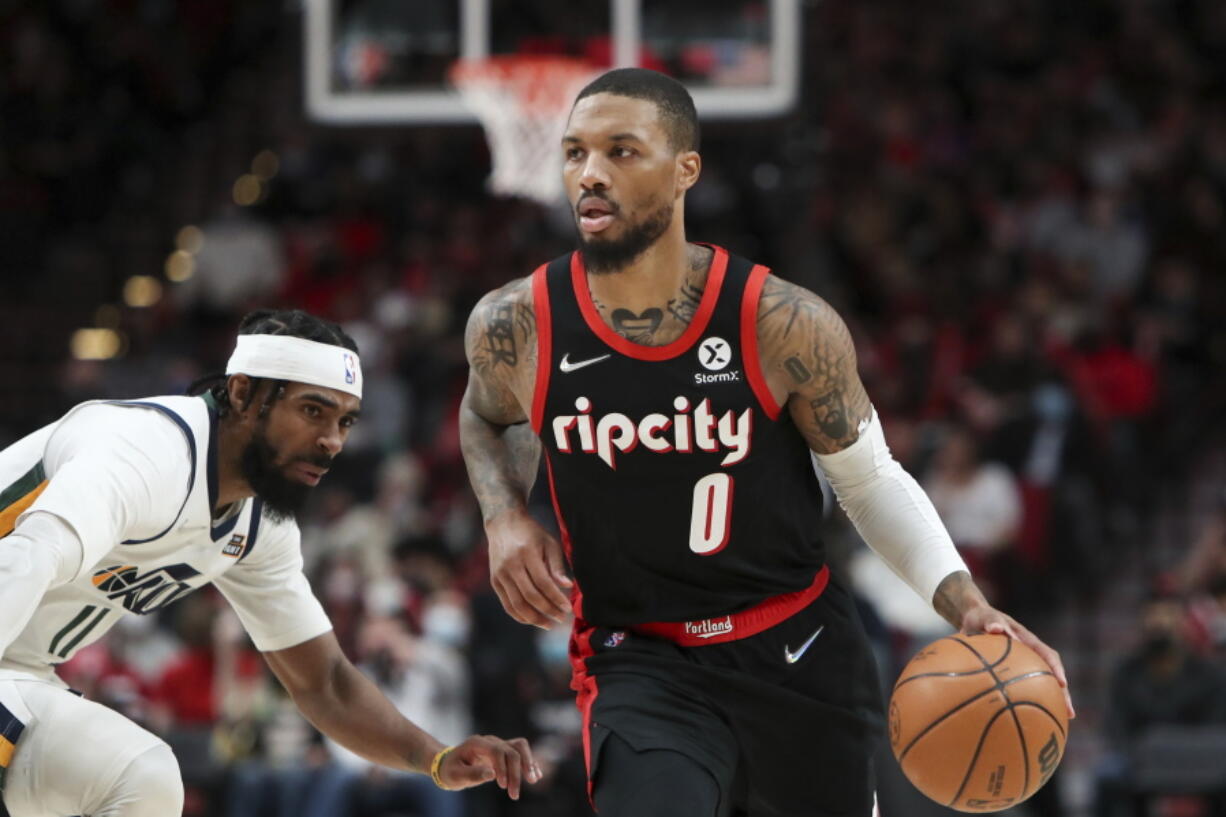 Portland Trail Blazers guard Damian Lillard will miss the next three games due to an injury that's bothered him since the Tokyo Olympics.