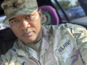 This undated selfie photo provided in January 2022 shows Army Col. Khallid Shabazz, the highest-ranking Muslim in the U.S. military. Not long after converting to Islam - facing discrimination from other soldiers, disappointment from his Lutheran family and with more than one citation for insubordination on his record - Shabazz was ready to quit the military. But a chance encounter with a Christian army chaplain not only convinced him to stay in the military but to pursue chaplaincy himself. '??Honestly, it was like a revelation from God. ... When it hit my ears, I knew that was what I was going to do in life. It was incredible.'??