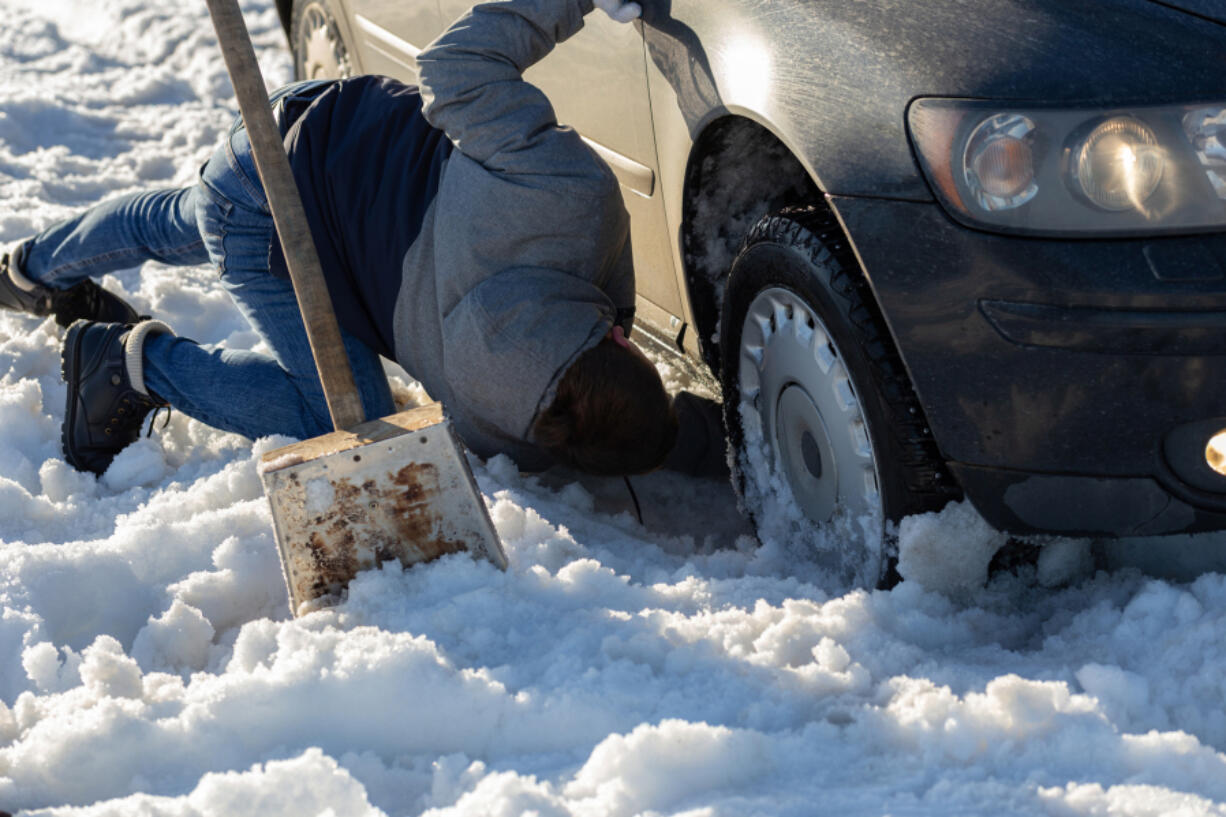 A flat tire in the snow is a challenge that is made much easier with a little advance planning.