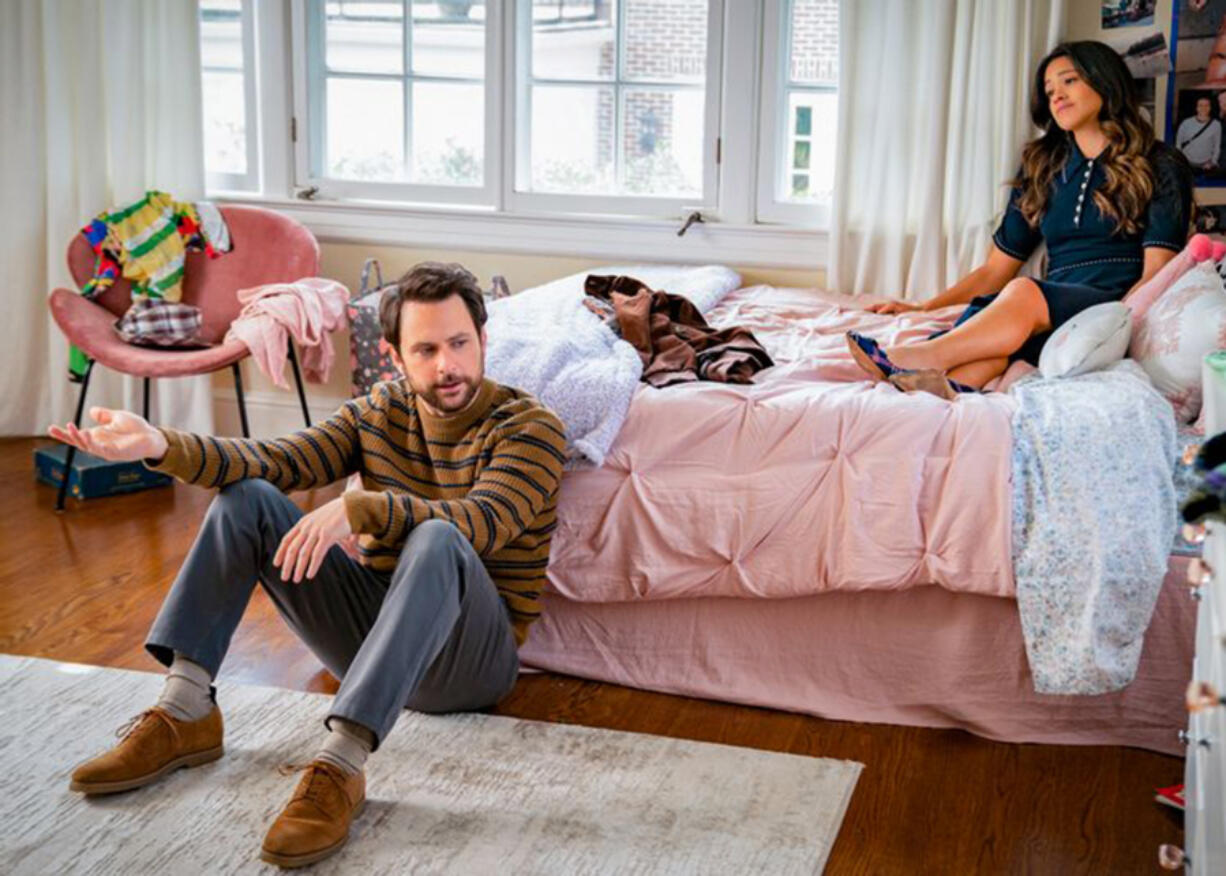 Charlie Day, left, and Gina Rodriguez star in "I Want You Back." (Amazon Prime Video)