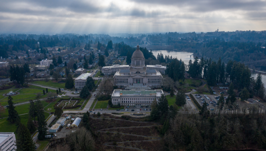 Washington State Capitol complex in Olympia.