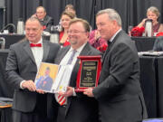 Jemtegaard Middle School teacher Scott Rainey has been named the VFW Citizenship Education Middle School Teacher of the Year for Washington.