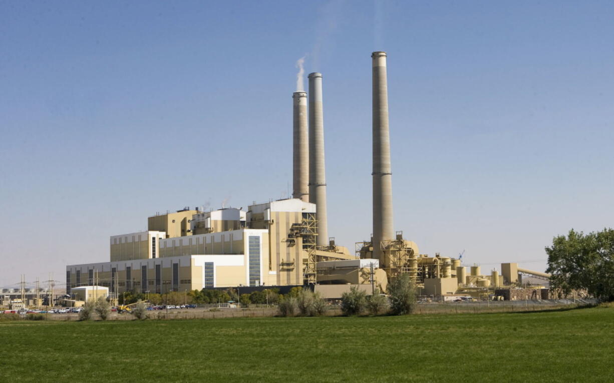 The coal-fired Hunter 2 power plant in Castle Dale, Utah.