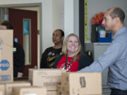 Jenny Thompson, center, will be the new executive director of the Foundation for Vancouver Public Schools.