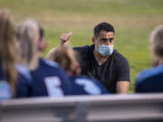 George Moya coached Hockinson girls soccer to the Class 2A state title game in the fall. He is now the third boys coach in three years at Heritage.