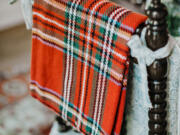 One of the most recognizable tartans is the Royal Stewart version, which is comprised of contrasting stripes of bold red, bright yellow, blue, green and white.