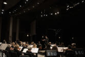 Maestro Salvador Brotons, facing, leads the Vancouver Symphony Orchestra during a concert at Skyview High School  (The Columbian files)