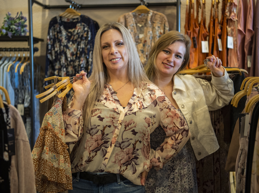 Working in Clark County Shanya and Hailey Giese Retail Therapy