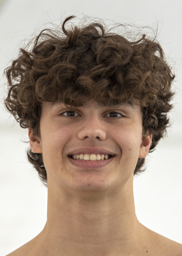 Sam Empey of Union High School is the All-Region swimmer of the year, as pictured at Cascade Athletic Club on Tuesday afternoon, March 15, 2022.