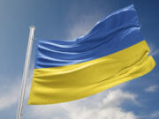 Ukrainian flag.