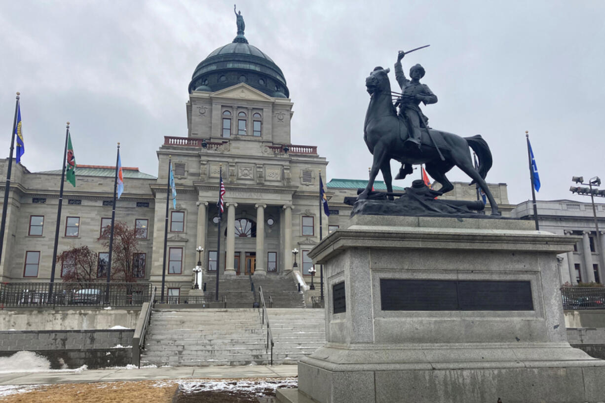 The Montana Capitol on Jan. 29 in Helena, Montana.