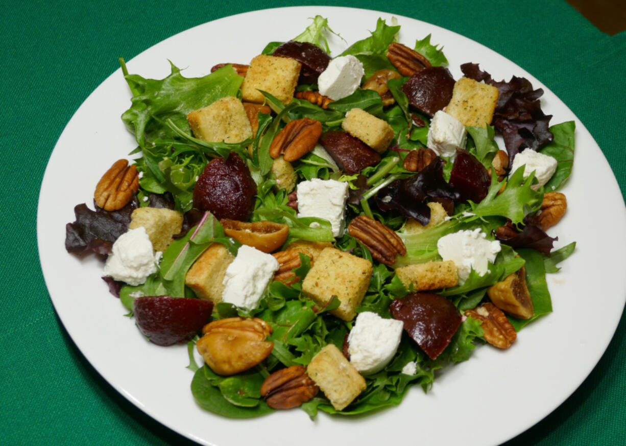 Fig and Goat Cheese Salad.