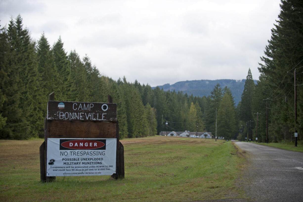 Camp Bonneville as seen on April 12, 2012. A new agreement between Clark County and Washington's Department of Natural Resources allows DNR to set up a forward operating base at Camp Bonneville, which will help firefighters battle blazes throughout the region.