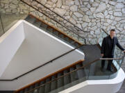 (Amanda Cowan/The Columbian) Matt Morton, incoming president for the Community Foundation for Southwest Washington at the foundation's offices in downtown Vancouver on Tuesday.