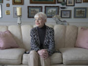 Vancouver historian and former city councilmember Pat Jollota, 85, relaxes at her home in west Vancouver.