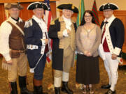 Fifth-grade students from Tukes Valley School in Battle Ground recently had the opportunity to have their historical questions answered by a founding father during a special event.