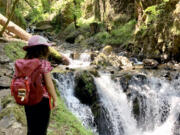 Jessica Becker's hiking adventures with her husband and young daughter prompted her to write a series of "Little Feet Hiking" guidebooks for parents who want to hit the trail -- but not too hard -- with their kids.