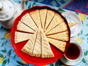 There's nothing better on a rainy day than a hot cup of tea and a buttery shortbread biscuit.