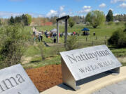 The Confluence Land Bridge had a reopening ceremony on Friday.