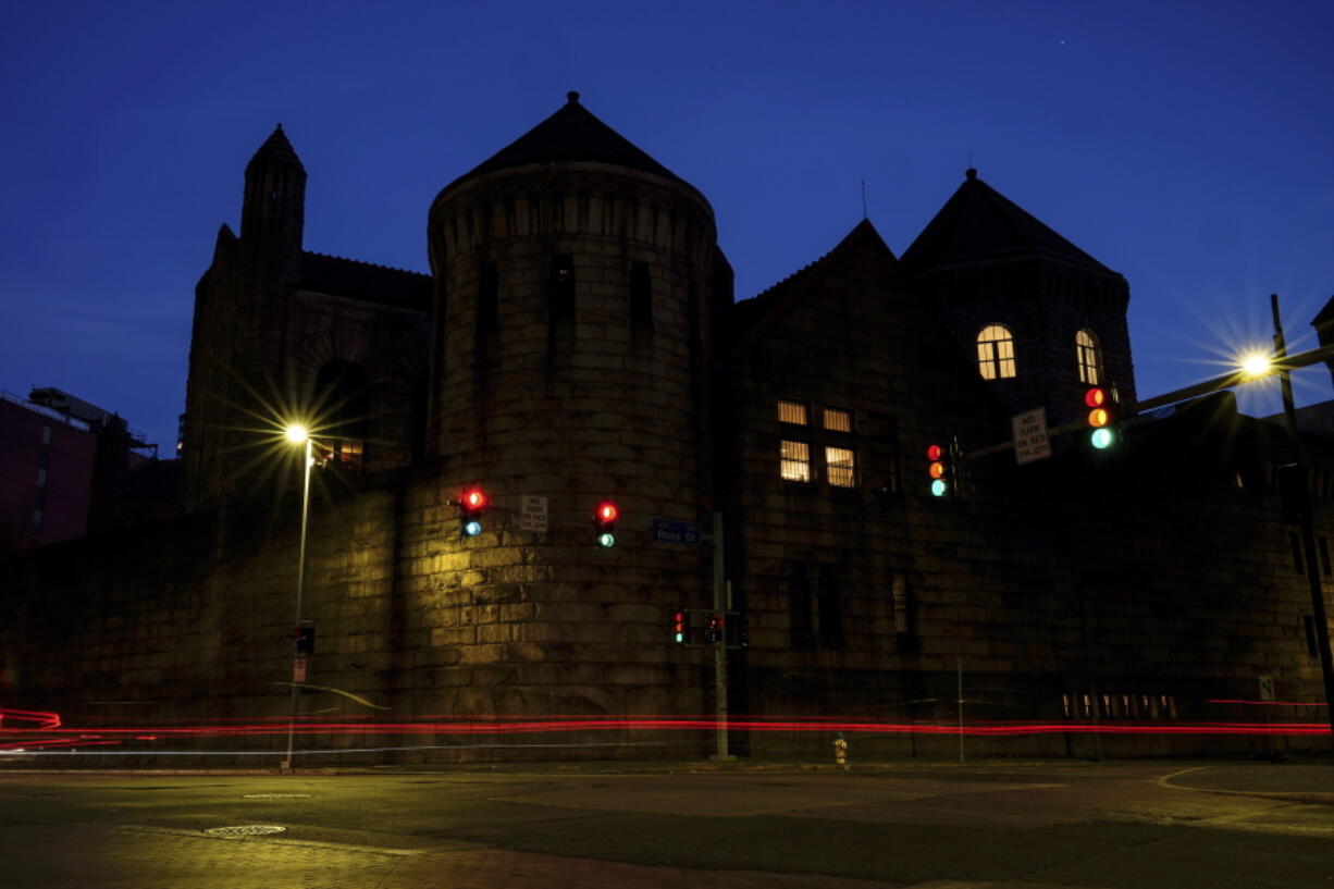 The Family Law Center in Pittsburgh is seen on Wednesday, March 16, 2022. Around the country, as child welfare agencies use or consider algorithmic tools like in Allegheny County, an Associated Press review has identified a number of concerns about the technology, including questions about its reliability and its potential to harden racial disparities in the child welfare system.