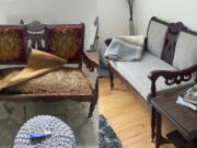 The transformation of an antique settee.