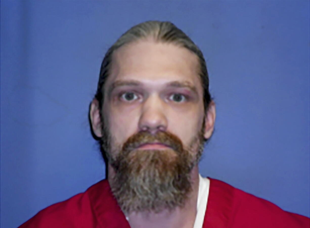 This undated file photo provided by the Mississippi Department of Corrections shows death row inmate Blayde Grayson. A state circuit judge issued an order Monday, April 11, 2022, saying Grayson told her under oath that he wants to keep appealing his case. That was a reversal from when Grayson told the state Supreme Court in December 2021 that he wanted to relinquish all appeals and request an execution date. Justices ordered King to put Grayson under oath to say what he wants.