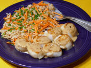 Dijon scallops.