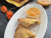 Highly spiced Jamaican beef hand pies get gentle heat from habanero chilis.