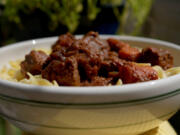 Beef Goulash, a dish made in one pot, on Sept. 22, 2021. (Hillary Levin/St.