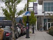 Parked cars line the streets of the Waterfront Vancouver on Tuesday morning. City staff are discussing updating Vancouver's downtown parking plan, which hasn't been altered since 2006.