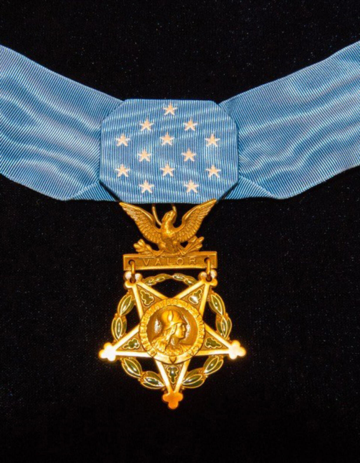 The Medal of Honor started as a humble recruitment award during the Civil War. Since then, it has risen to the nation's highest award for courage. Each of the armed forces issues one of its own design. This one is for the Army. Four recipients of the Army's Medal of Honor are buried in the Vancouver Barracks Cemetery: Maj. William Wallace McCammon, 1st Sgt. James Madison Hill, Pvt. Herman Pfisterer and 1st Sgt. Moses Williams.