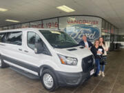 Rocksolid Community Teen Center recently received donations to support the purchase of two new Ford Transit vans for its transportation program.