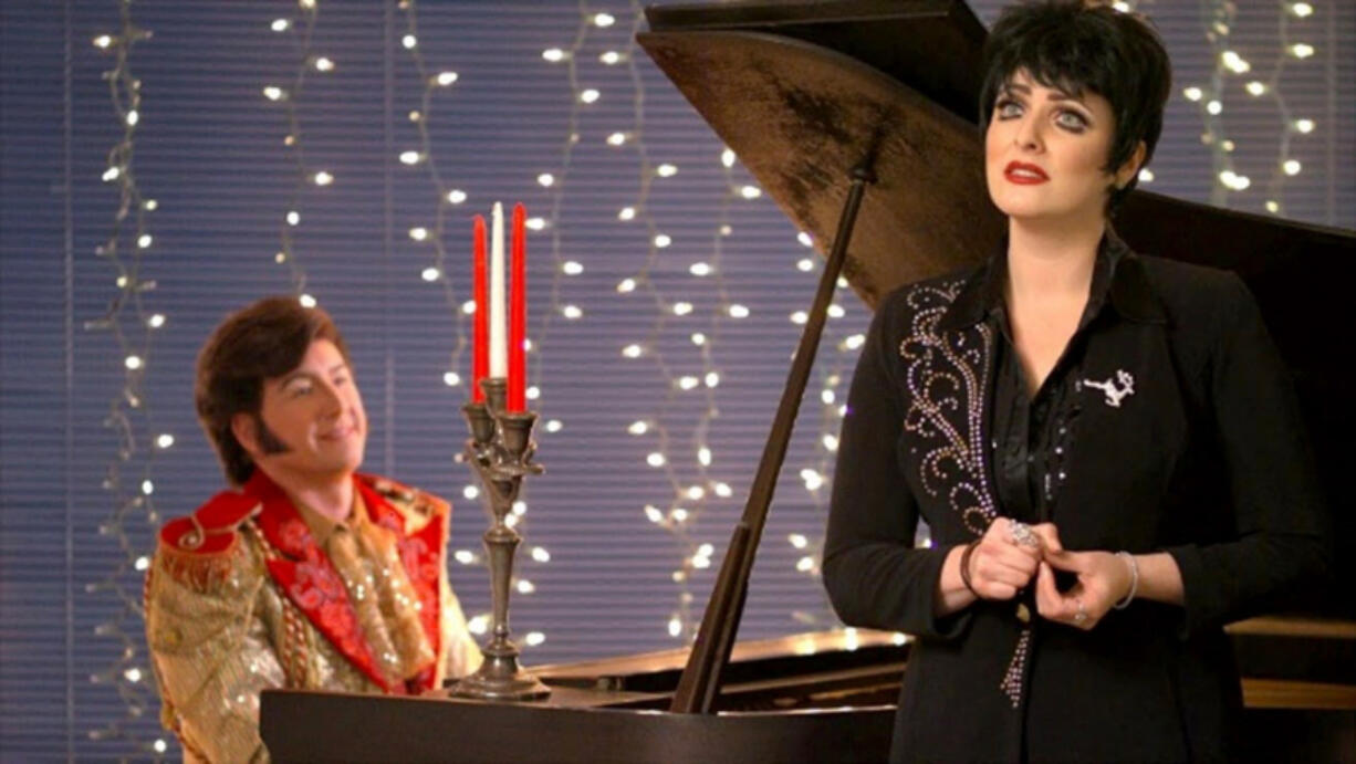 David Saffert and Jillian Snow Harris as "Liberace & Liza: A Tribute."