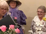 The Vancouver Daughters of the Pioneers of Washington recently celebrated the election of Sherry Lambert and Ann Olson to leadership positions.