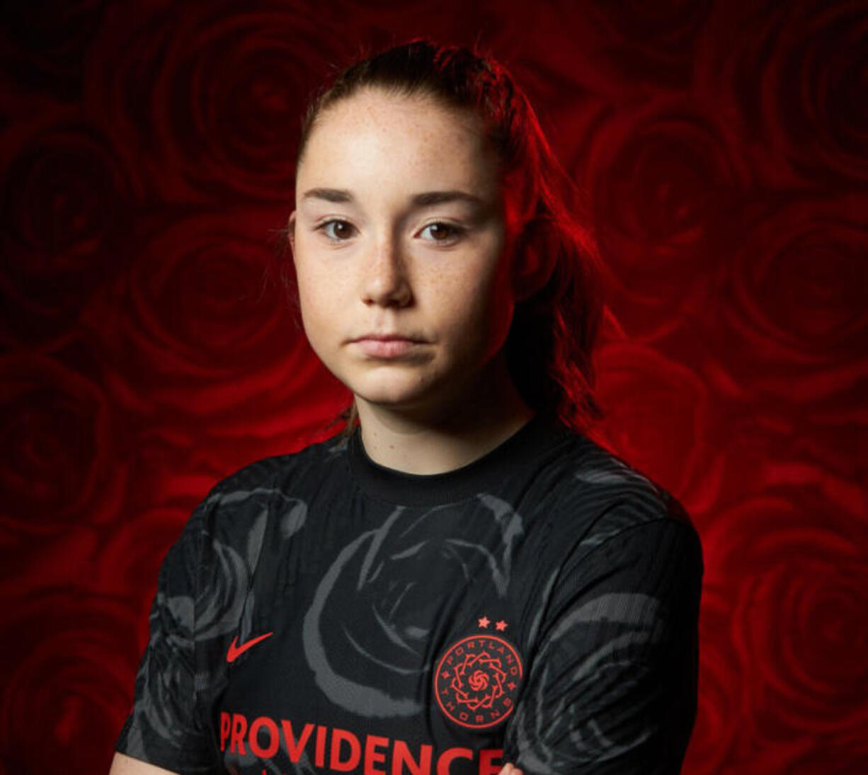 Olivia Moultrie of the Portland Thorns became the youngest player to score a goal in National Women's Soccer League history when the 16-year-old midfielder scored in a 4-0 win over the Houston Dash on Sunday, June 12, 2022.