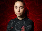 Olivia Moultrie of the Portland Thorns became the youngest player to score a goal in National Women's Soccer League history when the 16-year-old midfielder scored in a 4-0 win over the Houston Dash on Sunday, June 12, 2022.