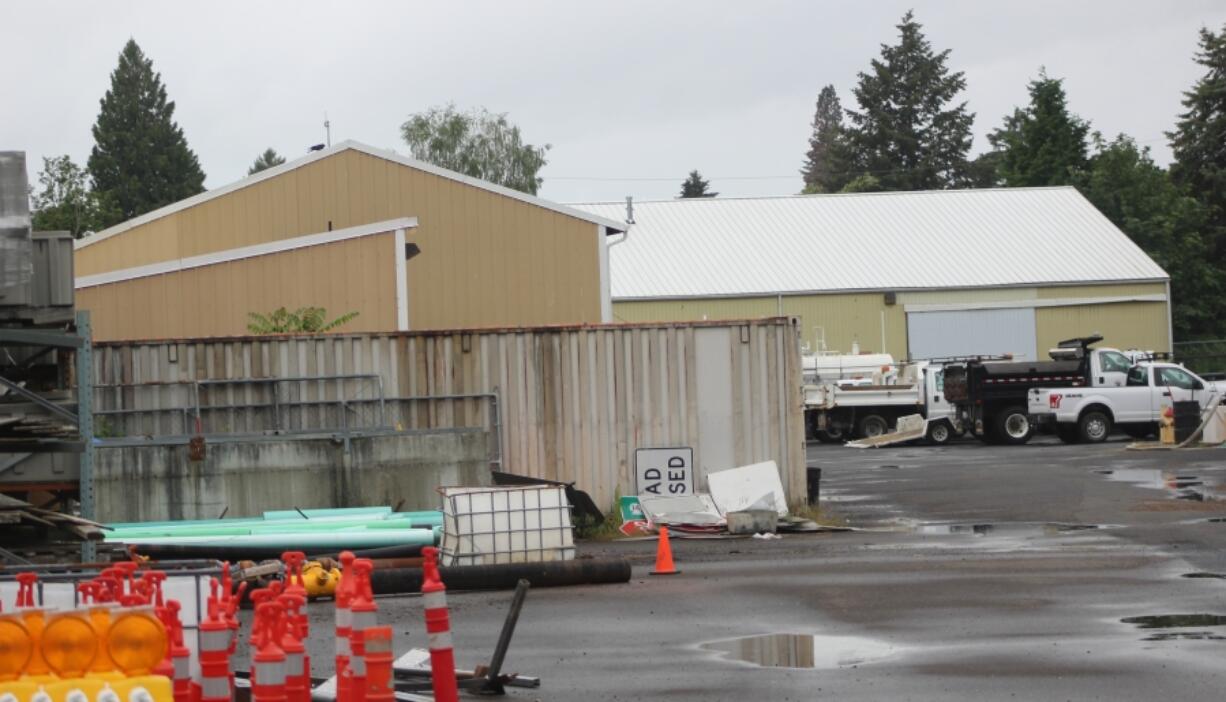 The city of Washougal has proposed a series of remodels and upgrades to its operations center buildings, pictured here in May. Short-term repairs on the buildings could cost the city between $1.5 million and $1.8 million.