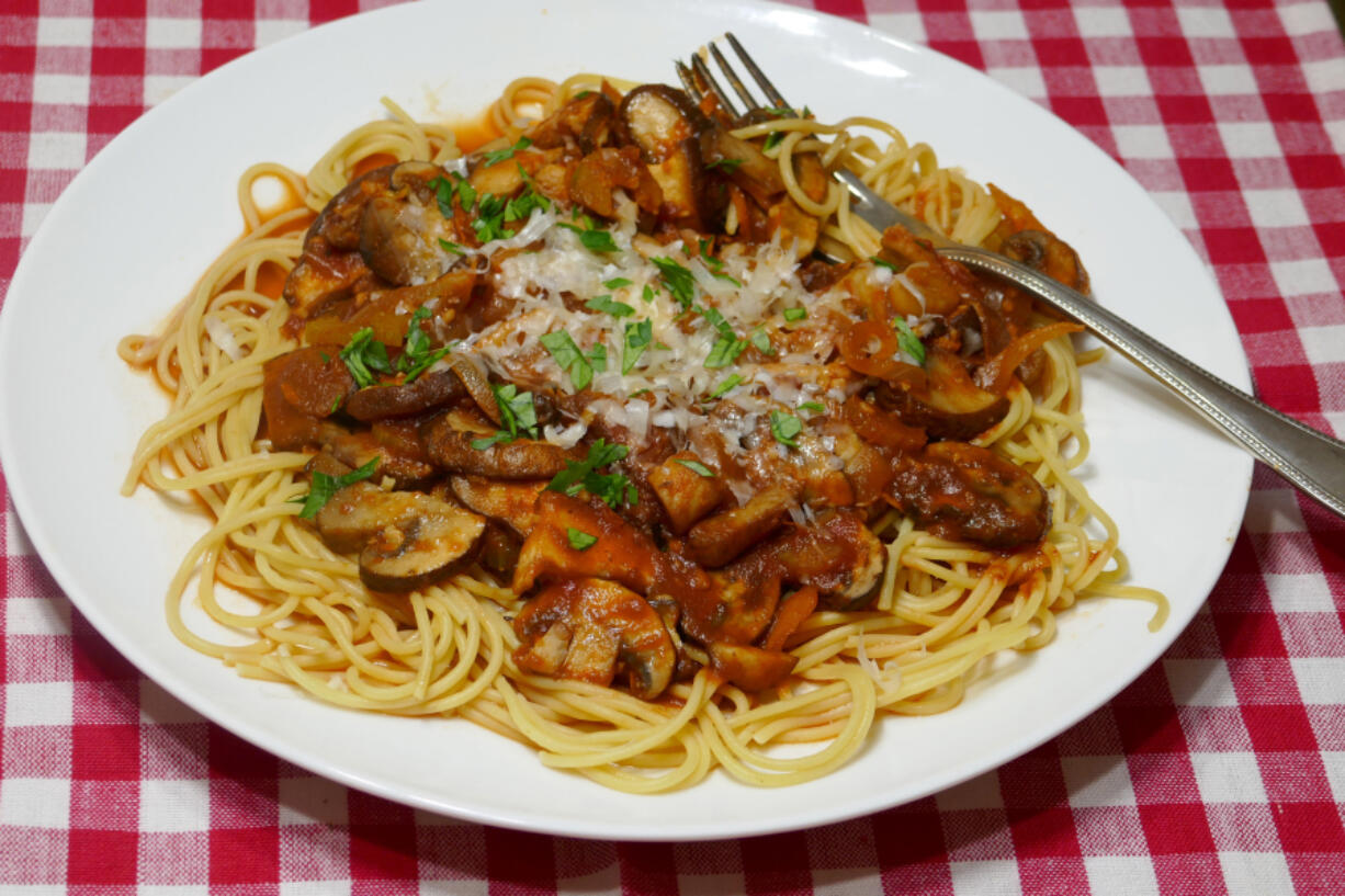 Mushroom Bolognese.